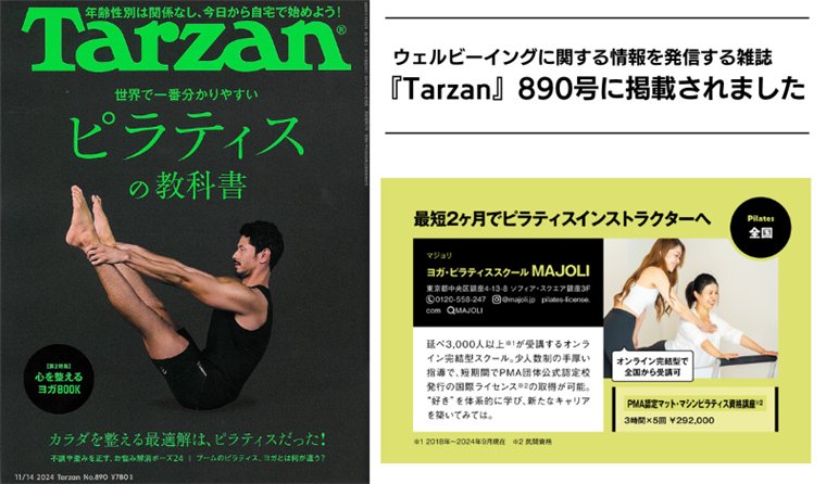 雑誌『Tarzan』890号に掲載