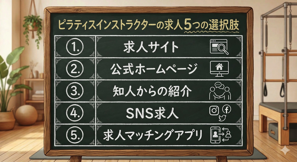 pilates job3 ピラティス求人の探し方｜後悔しないためのチェックリストと失敗しないためのポイント